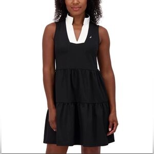 Nautica Black Dress with White Trim